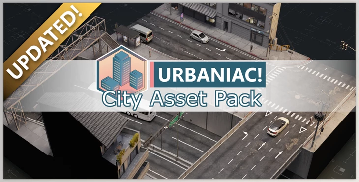 Download Blender Market – URBANIAC! City Asset Pack PRO v3.06