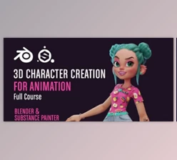 Download Gumroad – 3D Character Creation for animation in Blender & Substance Painter