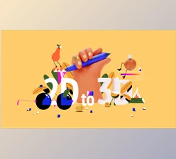 Download Motion Design School - 2D to 3D with Cinema 4D