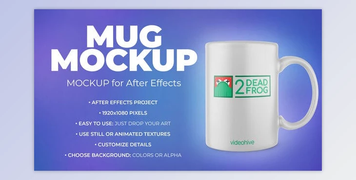Download Mug Mockup Template – Animated Mockup PRO (Videohive 39523525) - AE Project