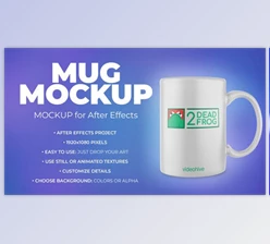 Download Mug Mockup Template – Animated Mockup PRO (Videohive 39523525) - AE Project