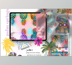Download Palm Springs – Procreate & Photoshop CreativeMarket - 6296463