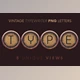 Download Vintage Typewriter – 3D Lettering CreativeMarket - 10241973