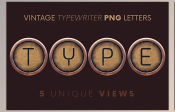 Download Vintage Typewriter – 3D <span class='badge badge-warning'>Lettering</span> CreativeMarket - 10241973