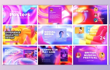Download <span class='badge badge-warning'>Motion</span> Design Posters Pack V.2.0 (Videohive 40334882) - AE Project