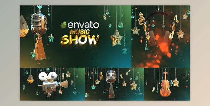 Download Music Show_Broadcast Package (Videohive 27096151) - AE Project
