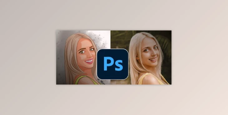 Download Photoshop drawing: how to draw a portrait for beginners by Udemy
