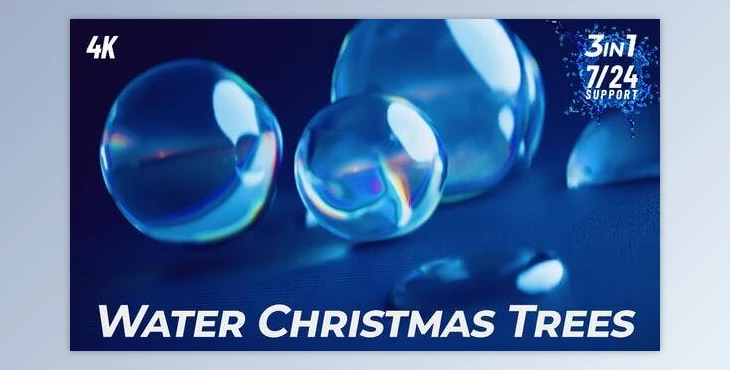 Download Water Christmas Trees (Videohive 42143354) - AE Project