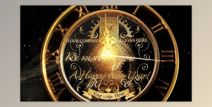 Download New Year Countdown Clock 2023 V2 (Videohive 6417745) - AE Project