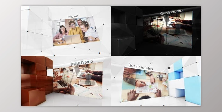 Download Business Cubes Slideshow (Videohive 40238115) - AE Project