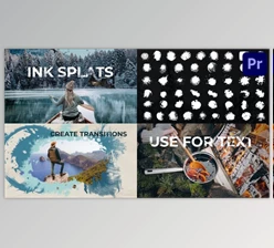 Download Ink Splats | Premiere Pro MOGRT (VideoHive 42974798)