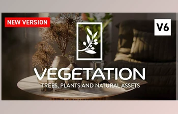 Blender - Download Tree Vegetation – Tree And Plant Animation <span class='badge badge-warning'>Library</span> Addon v6 Pro