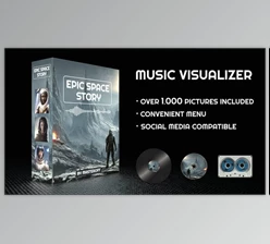 Download Epic Space Story Music Visualizer (Videohive 42842348) - AE Project