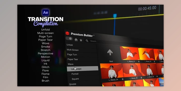Download Transitions Compilation for After Effects (Videohive 44148070) - AE Project