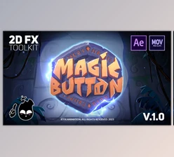 Download Magic Button – 2D FX animation toolkit [After Effects + Pre-rendered clips] – (Videohive 42981314) - AE Project