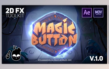 Download Magic Button – 2D <span class='badge badge-warning'>FX</span> animation toolkit [After Effects + Pre-rendered clips] – (Videohive 42981314) - AE Project