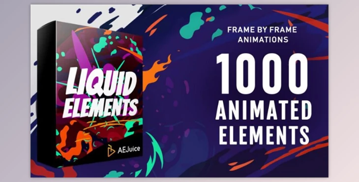 Download AEJuice Liquid Elements for After Effects and Premiere Pro