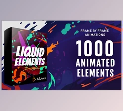 Download AEJuice Liquid Elements for After Effects and Premiere Pro