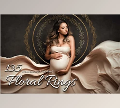 Download 135 Floral Ring Photoshop Overlays