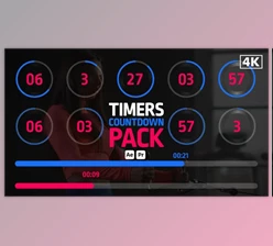 Download Timers Countdown Pack (Videohive 46053555) - AE Project