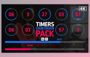 Download Timers Countdown <span class='badge badge-warning'>Pack</span> (Videohive 46053555) - AE Project