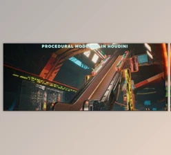 Download CGcircuit – Houdini Tutorial Procedural Modeling – Escalator