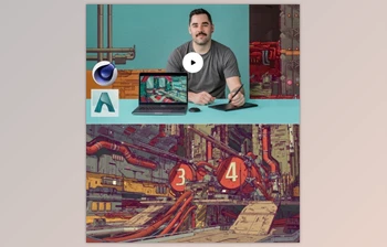 Download Domestika – 3D Toon-Style Environment <span class='badge badge-warning'>Art</span> with Arnold