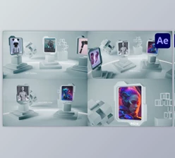 Download NFT Gallery Cards Presentation for After Effects (Videohive 47168872) - AE Project