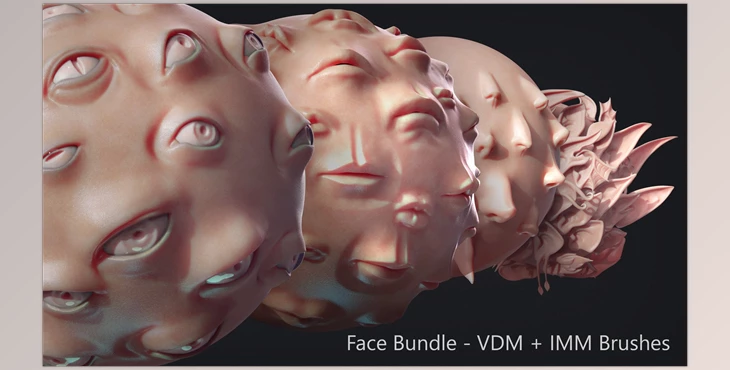 Download Artstation – Zbrush – Face IMM + VDM Bundle