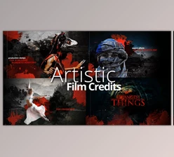 Download Artistic Film Credits (Videohive 24155558) - AE Project