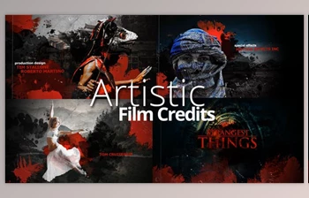 Download Artistic <span class='badge badge-warning'>Film</span> Credits (Videohive 24155558) - AE Project
