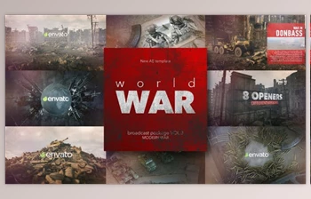 Download World War <span class='badge badge-warning'>Broadcast</span> <span class='badge badge-warning'>Package</span> vol.3 (<span class='badge badge-warning'>Videohive</span> 21849050) - AE <span class='badge badge-warning'>Project</span>
