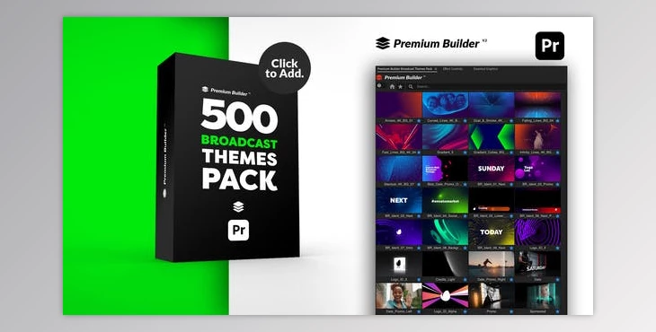 Download Broadcast Themes Pack for Premiere Pro (Videohive 47762661) - AE Project