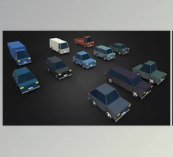 Download 3D Models Bundle 2 Vehicles