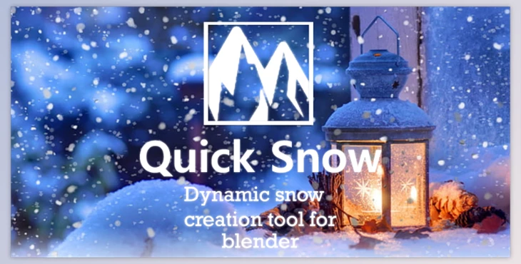 Download Blender Market – Quick Snow v4.0