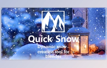 Download Blender Market – <span class='badge badge-warning'>Quick</span> Snow v4.0