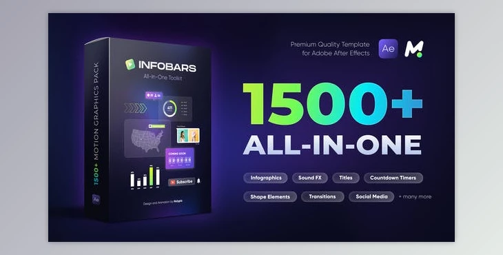 Download Motion Graphics Pack V1 (Videohive 44002402) - AE Project