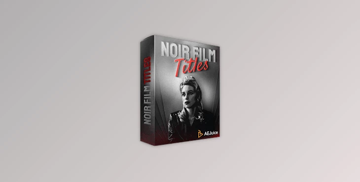 Download AEJuice Noir Film Titles for After Effects & Premiere Pro