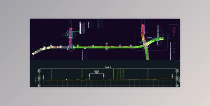 Download AutoCAD Civil 3D 6km Complete Road & Junction Design Project