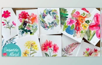Download Let’s Paint Floral Greeting <span class='badge badge-warning'>Cards</span>