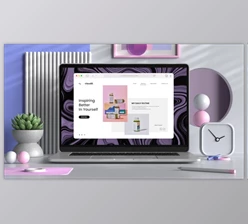 Download Laptop Office Desk Mockup (Videohive 50061482) - AE Project