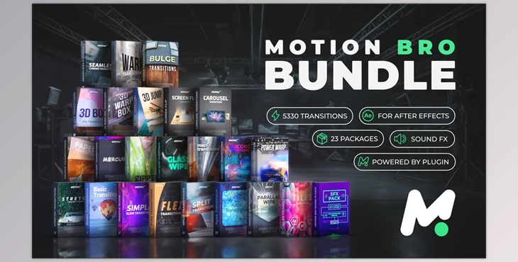 Download Bundle for After Effects – 5000 Transitions