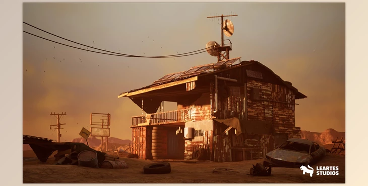 Download Unreal Engine - Post Apocalyptic Desert Environment + ULAT v5.3