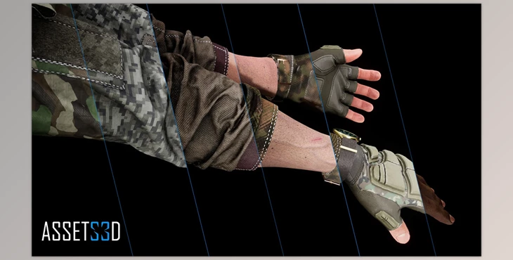 Download Unreal Engine - Modular FPS Hands