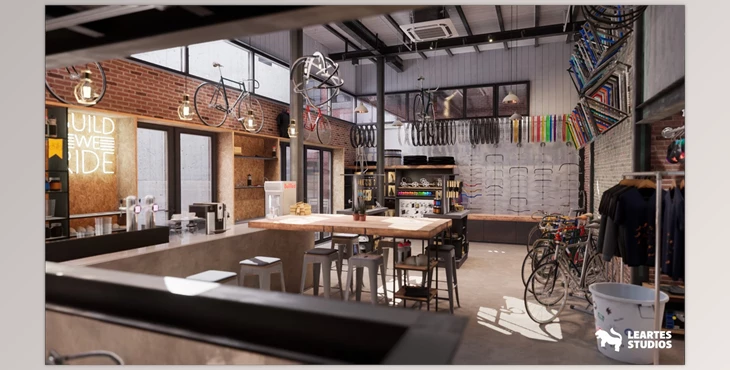 Download Unreal Engine - Bike Shop Environment