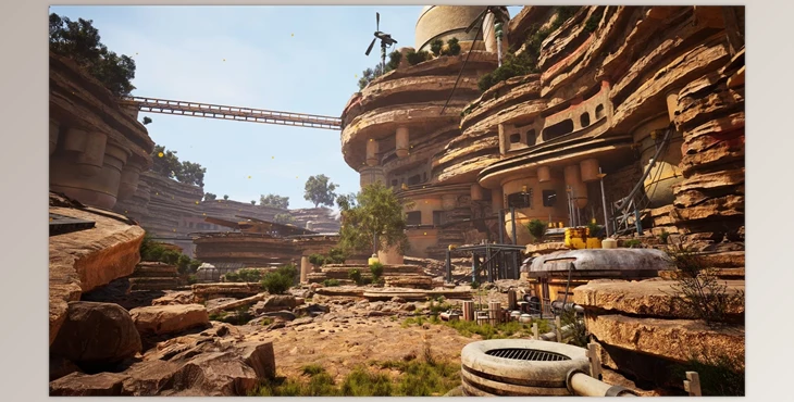 Download Unreal Engine - Science Fiction Valley Town