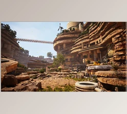 Download Unreal Engine - Science Fiction Valley Town