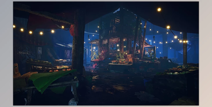 Download Unreal Engine - Modular Night Market – Market Environment 5.3