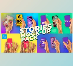 Download Stories Mockup Pack (Videohive 51026367) - AE Project