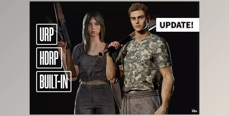 Download Unity Asset - Customizable Survivors Pack v2.0
